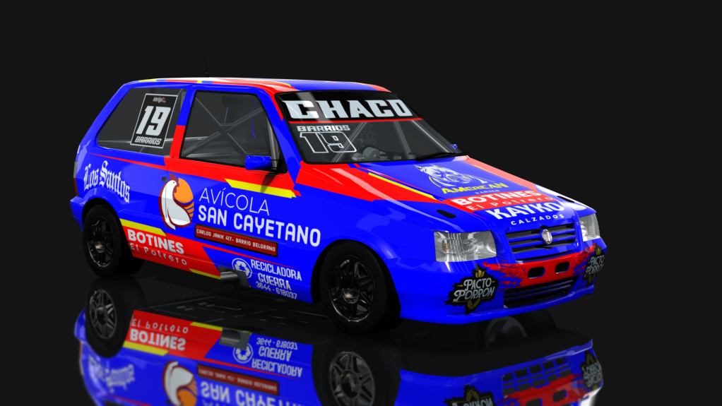 TP 1.4 - Fiat Uno Fire - Zonal Cuyano, skin BARRIOS