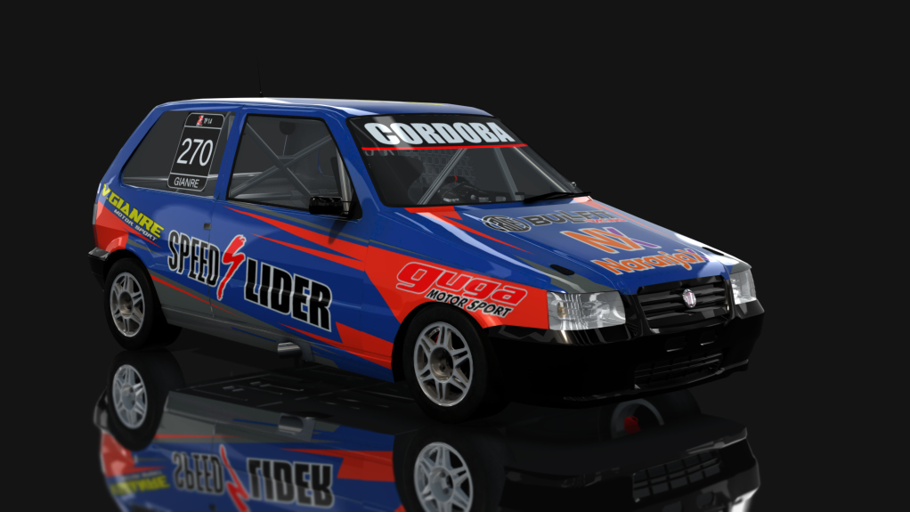 TP 1.4 - Fiat Uno Fire - Zonal Cuyano, skin Santi Gianre