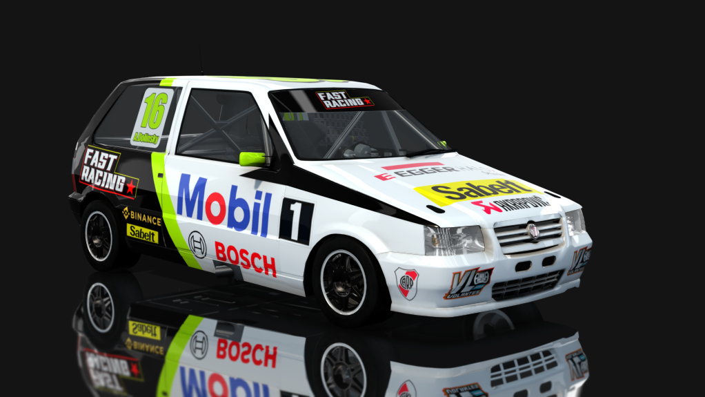 TP 1.4 - Fiat Uno Fire - Zonal Cuyano, skin Skin TP 1.4 Dolinsky Fast Racing