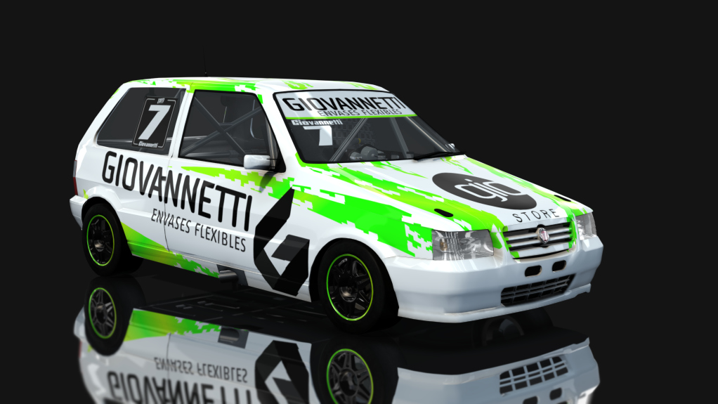TP 1.4 - Fiat Uno Fire - Zonal Cuyano, skin giov