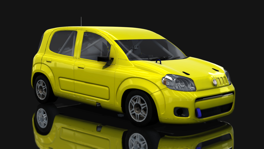 ASM - Fiat Uno Way - Interliga Pro Racing, skin Amarillo