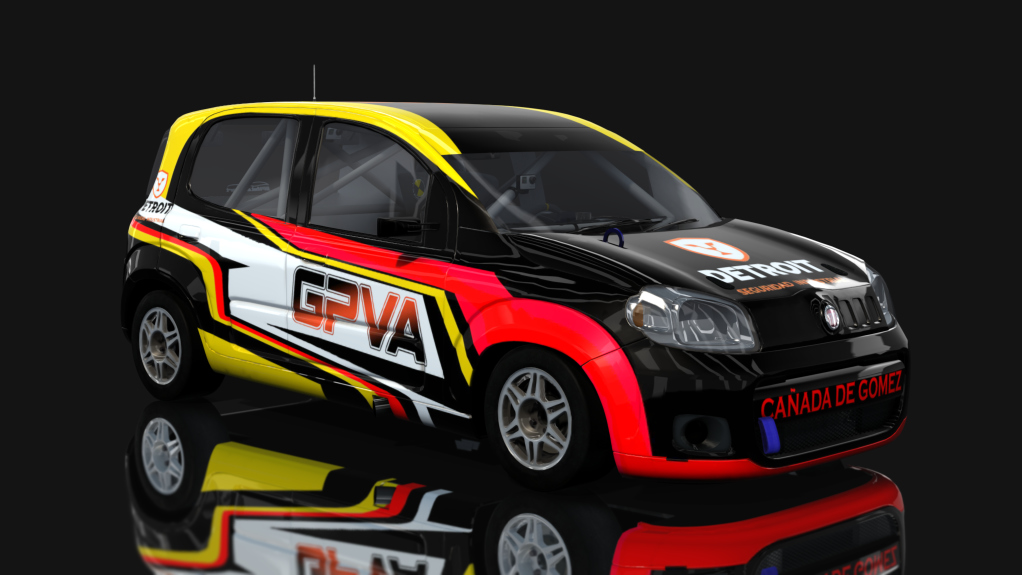 ASM - Fiat Uno Way - Interliga Pro Racing, skin Augusto Moratti