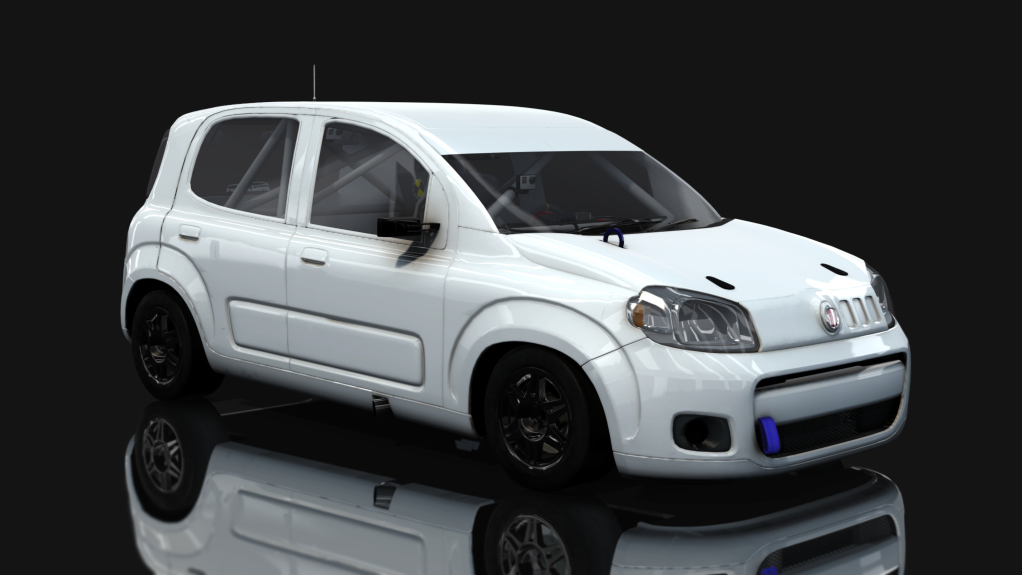 ASM - Fiat Uno Way - Interliga Pro Racing, skin Blanco