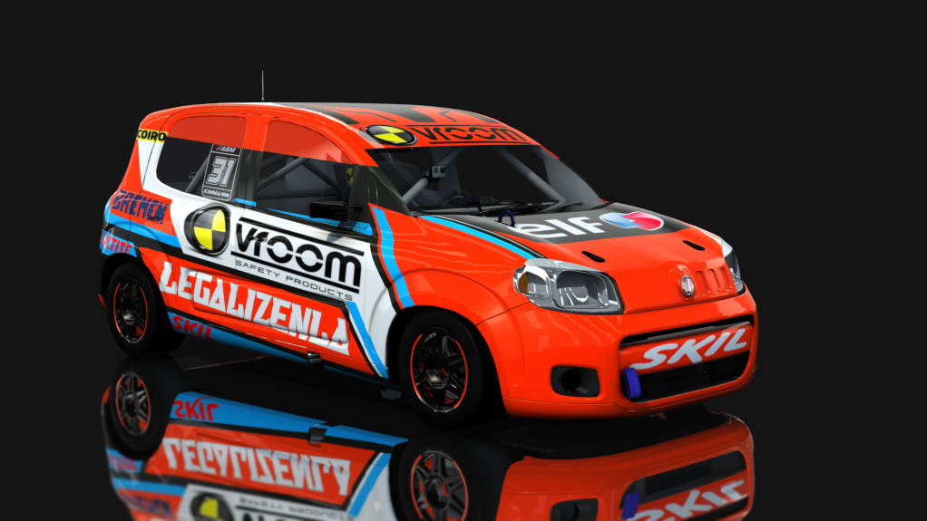 ASM - Fiat Uno Way - Interliga Pro Racing, skin Emma ASM 31