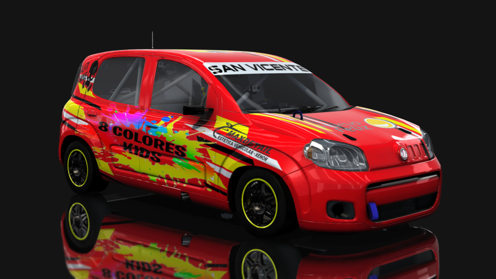 ASM - Fiat Uno Way - Interliga Pro Racing, skin Ezequiel Tiberi