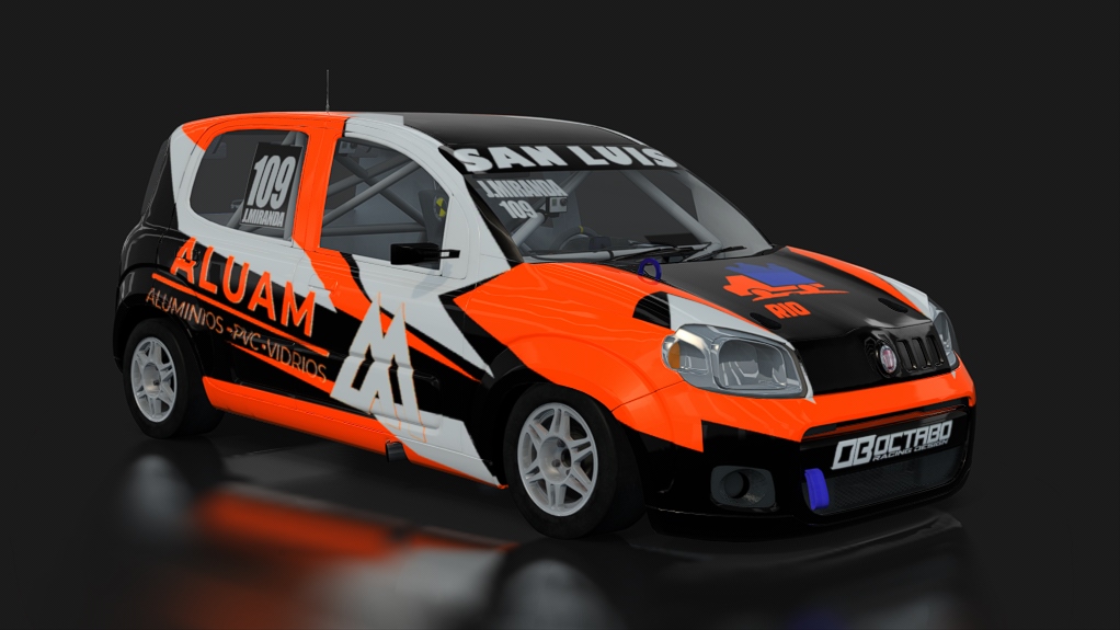 ASM - Fiat Uno Way - Interliga Pro Racing, skin J.MIRANDA 109