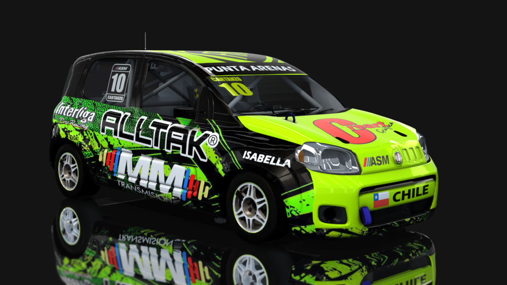 ASM - Fiat Uno Way - Interliga Pro Racing, skin Mario Alvarez