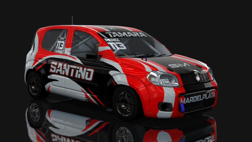 ASM - Fiat Uno Way - Interliga Pro Racing, skin Martin Perez
