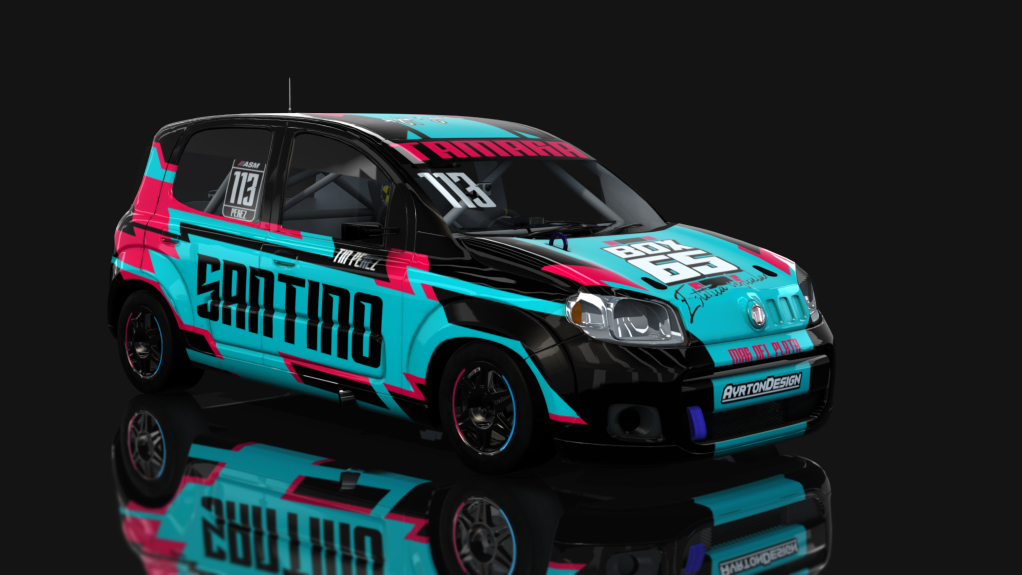 ASM - Fiat Uno Way - Interliga Pro Racing, skin Martin Perez2
