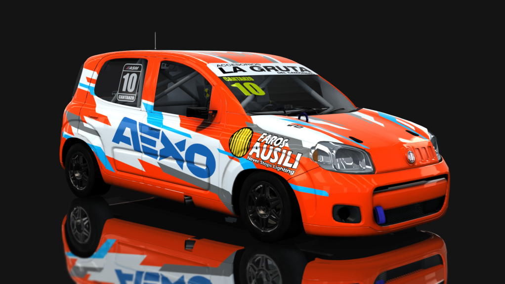 ASM - Fiat Uno Way - Interliga Pro Racing, skin Matias Cantizano