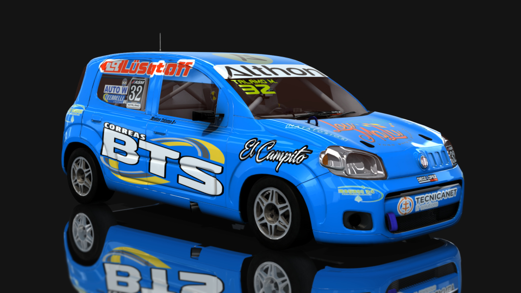 ASM - Fiat Uno Way - Interliga Pro Racing, skin Matias Talamo
