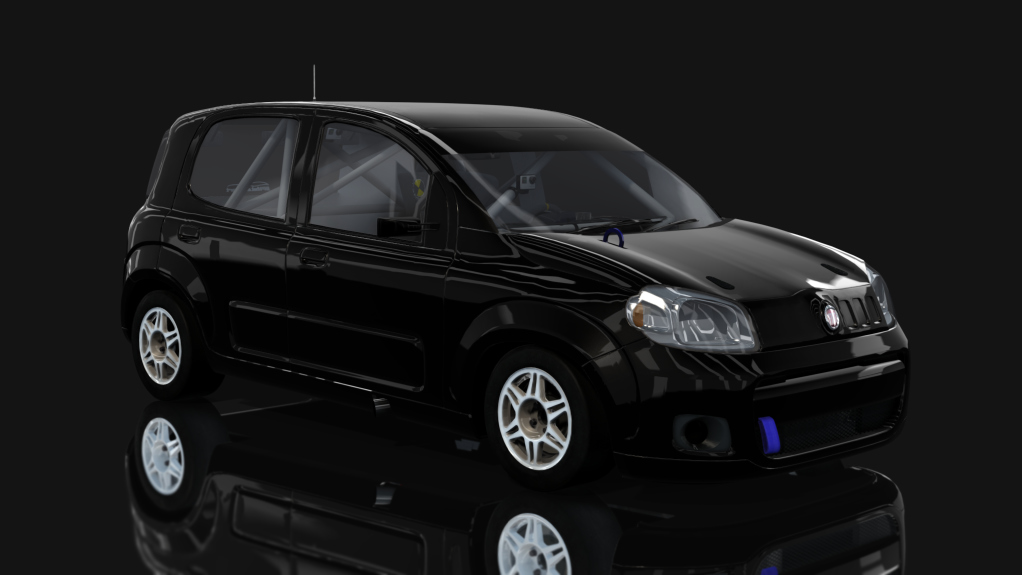 ASM - Fiat Uno Way - Interliga Pro Racing, skin Negro