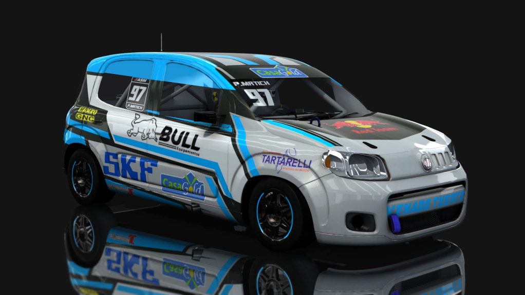 ASM - Fiat Uno Way - Interliga Pro Racing, skin Pablo Matich