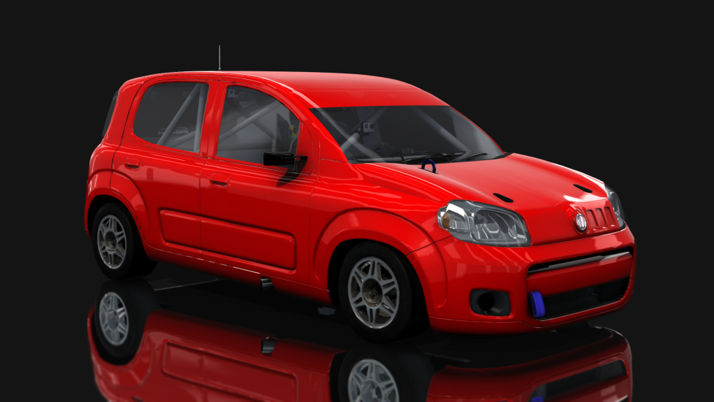 ASM - Fiat Uno Way - Interliga Pro Racing, skin Rojo