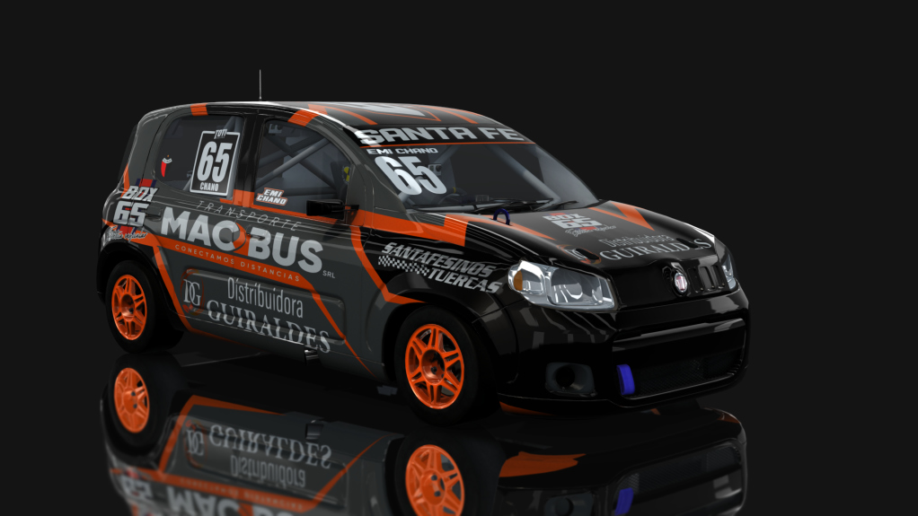 ASM - Fiat Uno Way - Interliga Pro Racing, skin chano