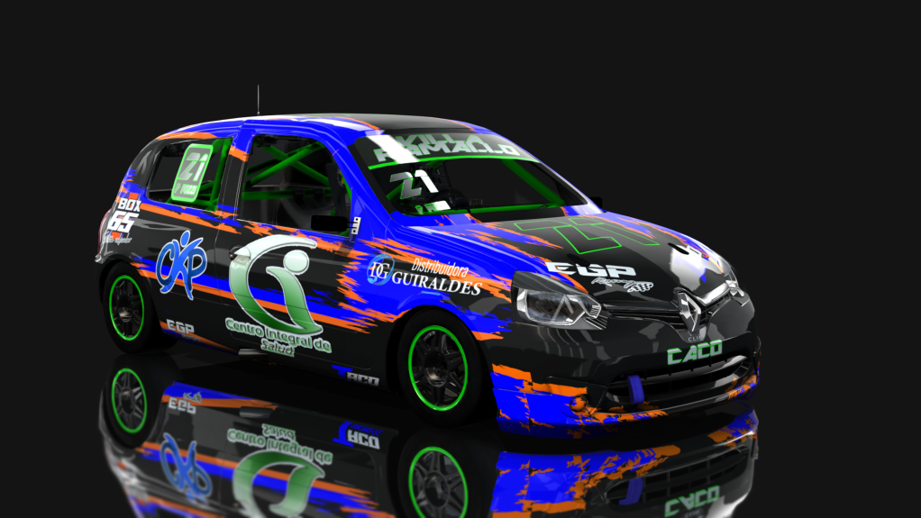 Renault Clio - Clase 2 - Zonal Cuyano, skin Franco Pozzi
