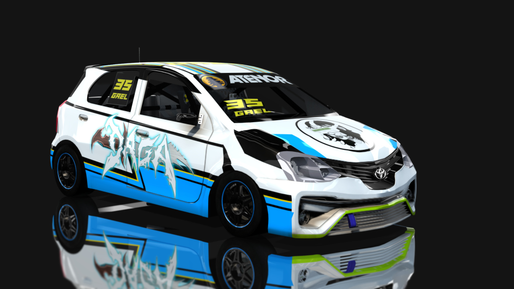 Toyota Etios - Clase 2 - Zonal Cuyano, skin Gael Rohrberg