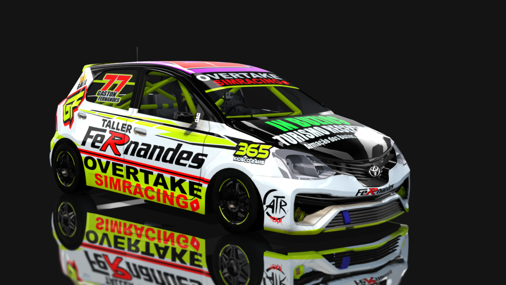 Toyota Etios - Clase 2 - Zonal Cuyano, skin Gasti Fernandes clase 2 zc