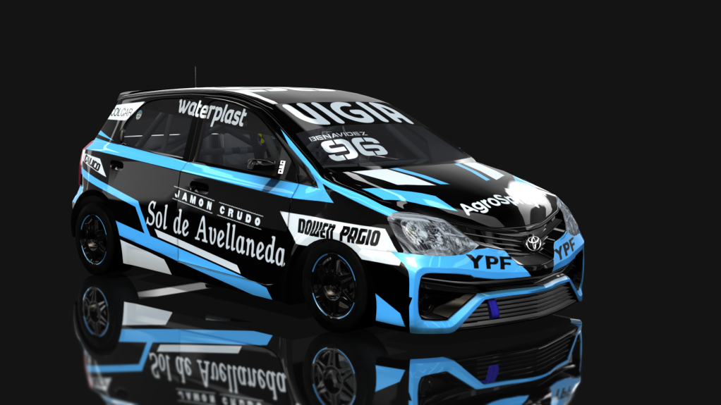Toyota Etios - Clase 2 - Zonal Cuyano, skin Santino Benavidez