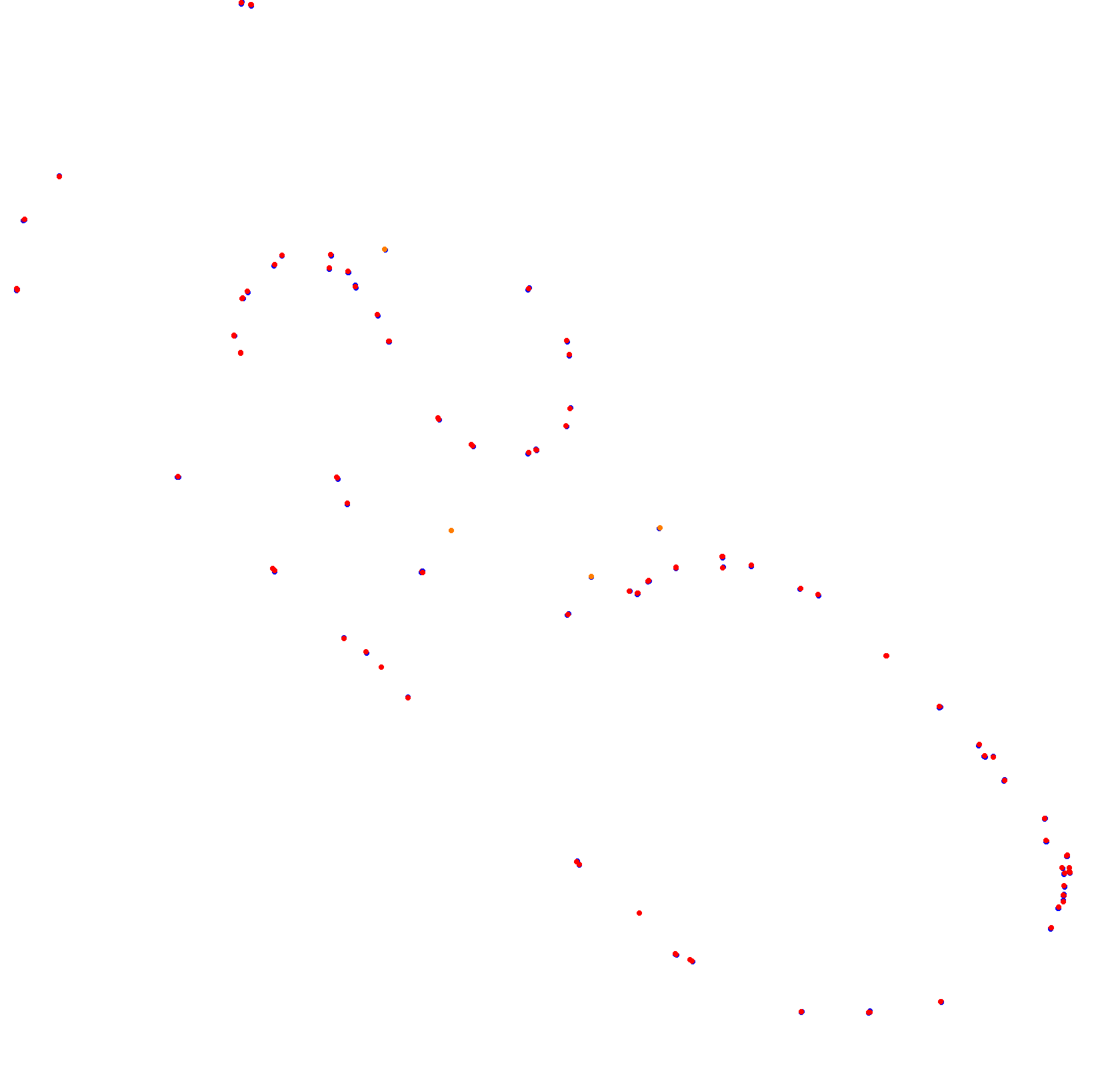 Circuito de San Cayetano - Largo collisions