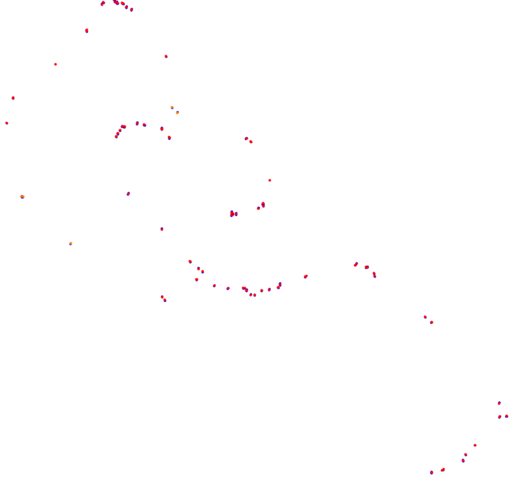 Circuito de San Cayetano - Largo collisions