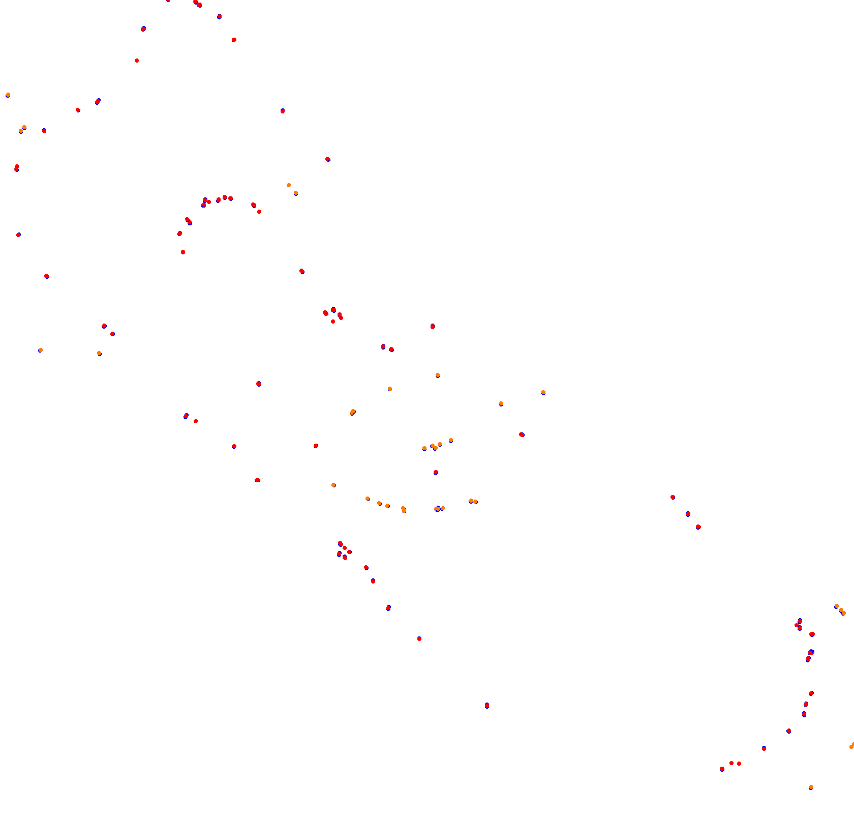 Circuito de San Cayetano - Largo collisions