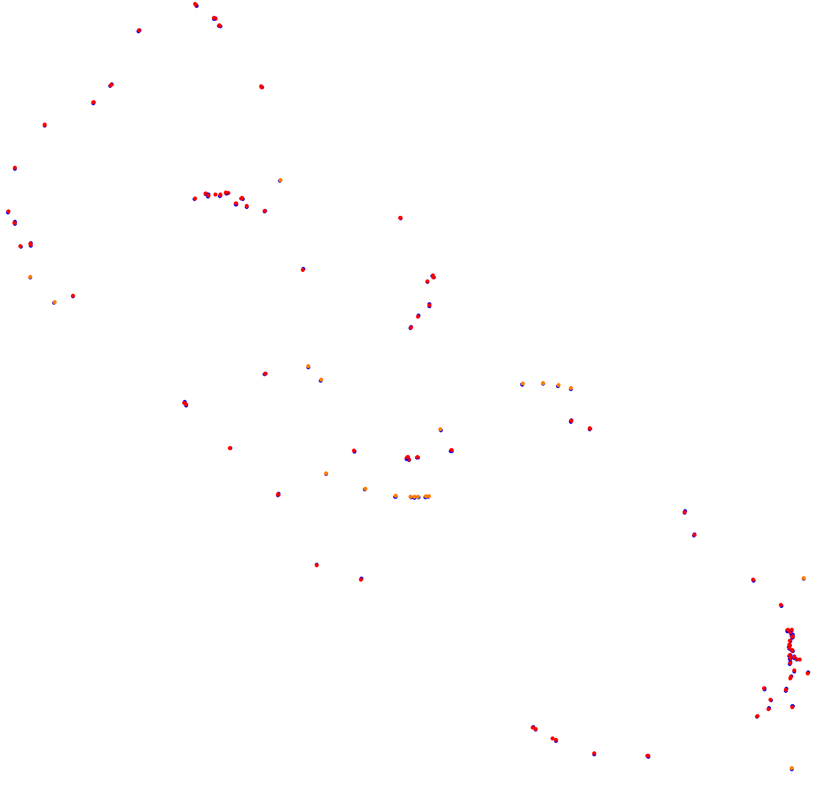 Circuito de San Cayetano - Largo collisions